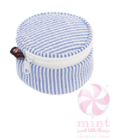 Seersucker Mini Button Bags by Mint Sweet Little Things