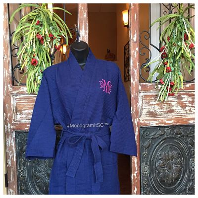 Pendergrass Waffle Weave Kimono Robe